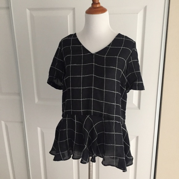 Anthropologie Nomad Peplum Top S - Picture 2 of 7